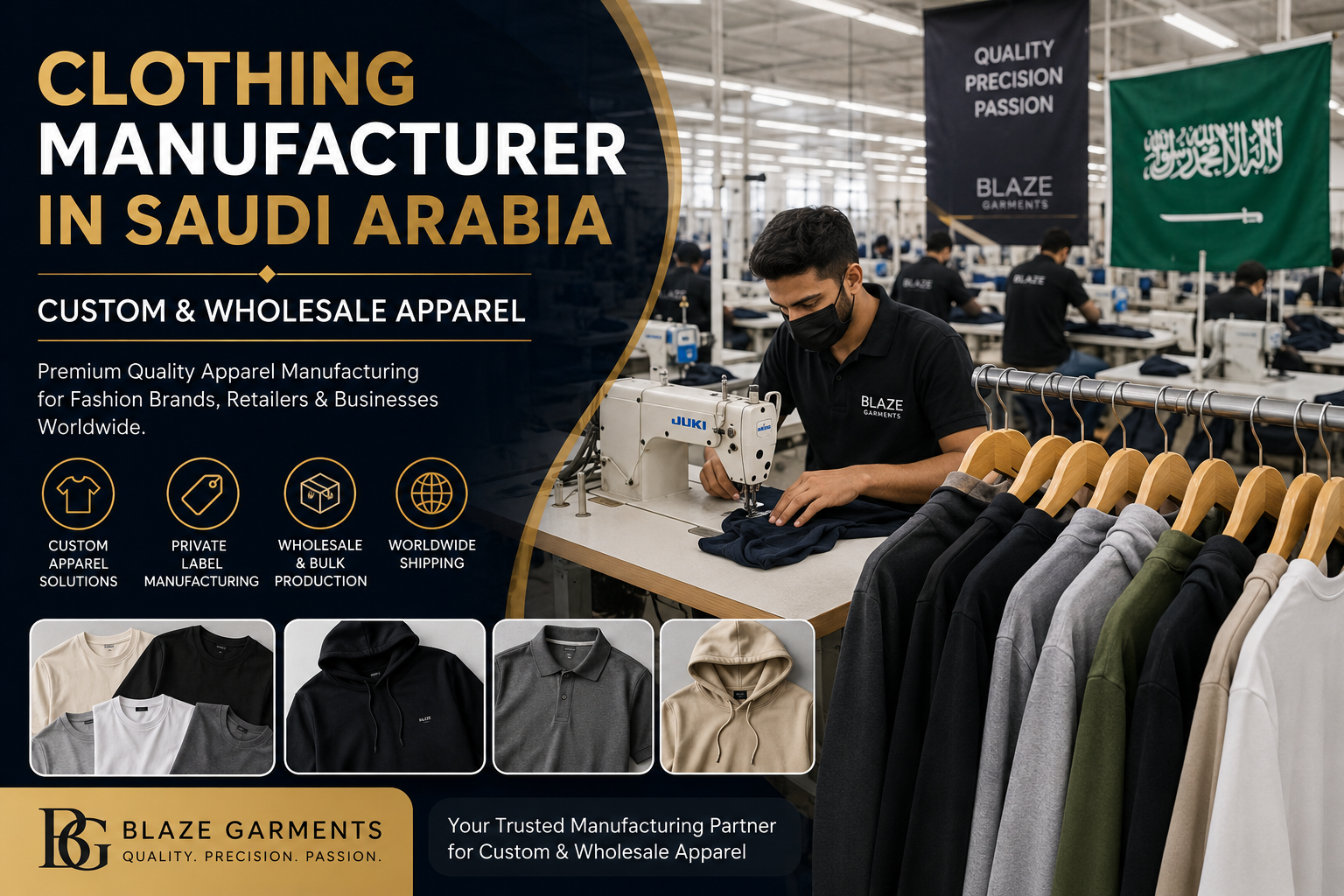 Clothing Manufacturer in Saudi Arabia