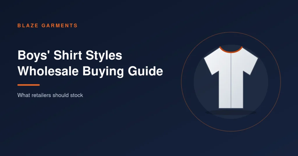 Boys’ Shirt Styles Guide: What Kids’ Clothing Retailers Should Stock