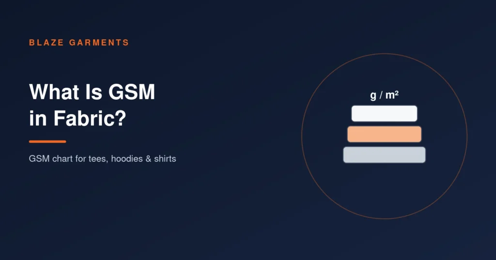 What Is GSM in Fabric? GSM Chart for T-Shirts, Hoodies, Shirts & More